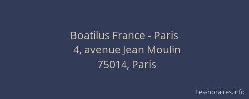 Boatilus France - Paris