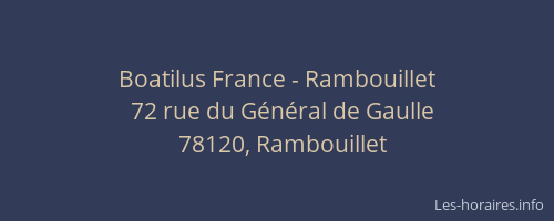 Boatilus France - Rambouillet