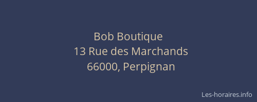 Bob Boutique