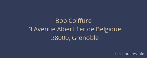 Bob Coiffure