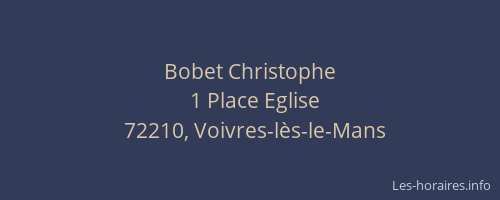 Bobet Christophe