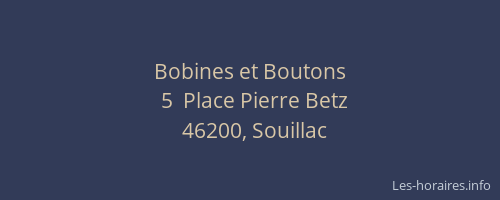 Bobines et Boutons