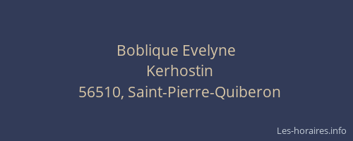 Boblique Evelyne