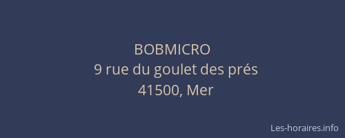 BOBMICRO
