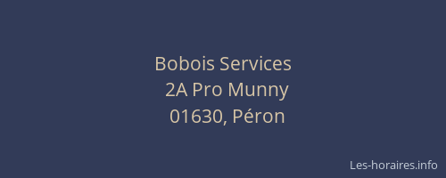 Bobois Services