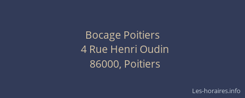 Bocage Poitiers