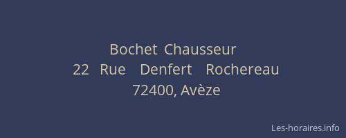 Bochet  Chausseur