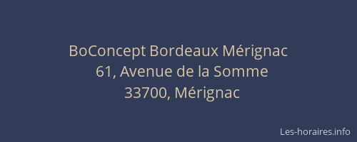 BoConcept Bordeaux Mérignac