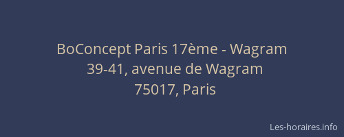 BoConcept Paris 17ème - Wagram