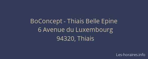 BoConcept - Thiais Belle Epine