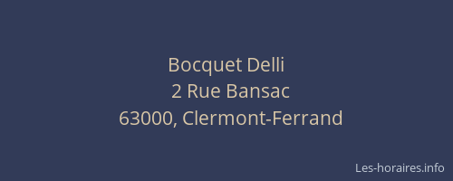 Bocquet Delli