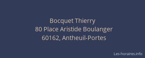 Bocquet Thierry