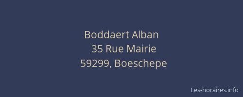 Boddaert Alban