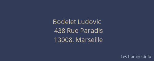 Bodelet Ludovic
