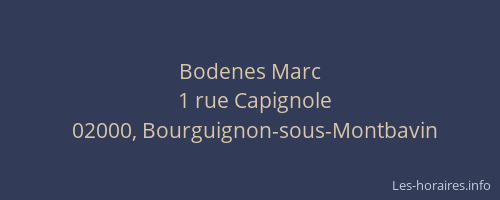 Bodenes Marc