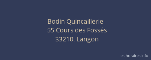 Bodin Quincaillerie