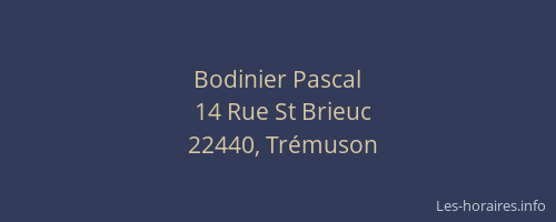 Bodinier Pascal