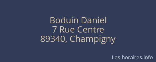 Boduin Daniel