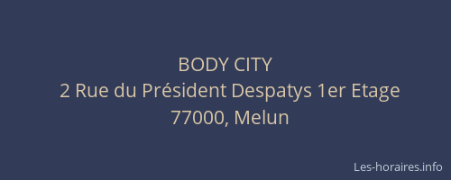 BODY CITY