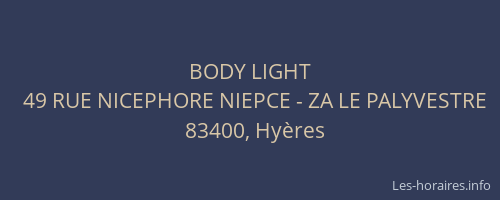 BODY LIGHT