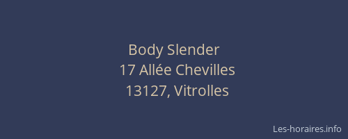 Body Slender