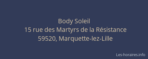 Body Soleil