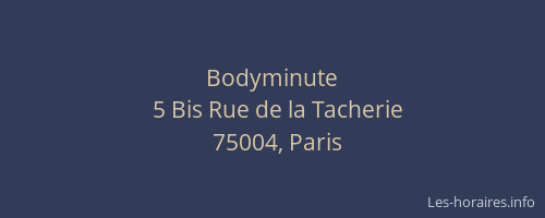 Bodyminute