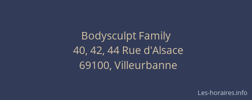 Bodysculpt Family