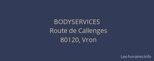 BODYSERVICES