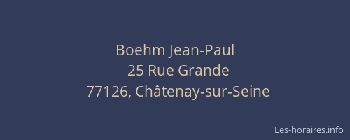 Boehm Jean-Paul