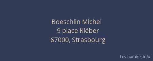 Boeschlin Michel