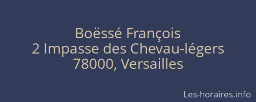 Boëssé François