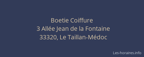 Boetie Coiffure