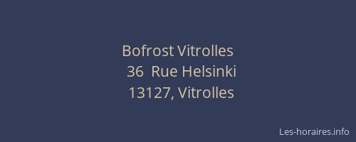 Bofrost Vitrolles