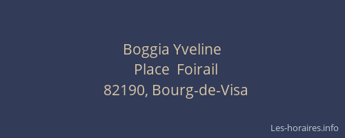 Boggia Yveline