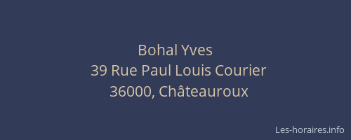 Bohal Yves