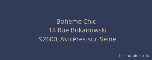 Boheme Chic
