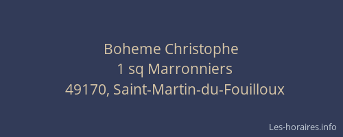 Boheme Christophe