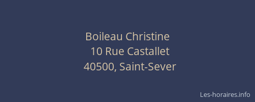 Boileau Christine
