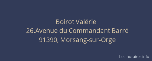Boirot Valérie