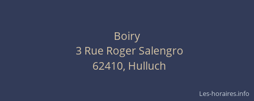 Boiry