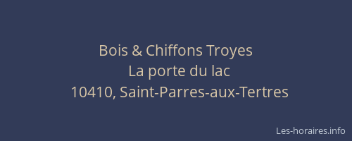Bois & Chiffons Troyes