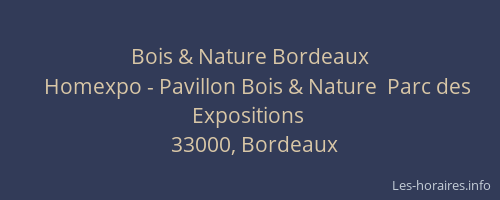 Bois & Nature Bordeaux