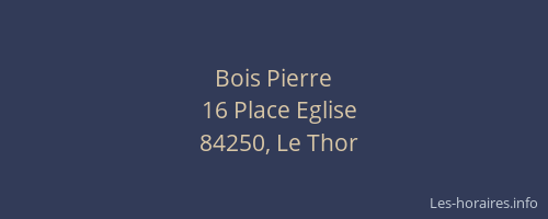 Bois Pierre