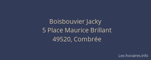 Boisbouvier Jacky
