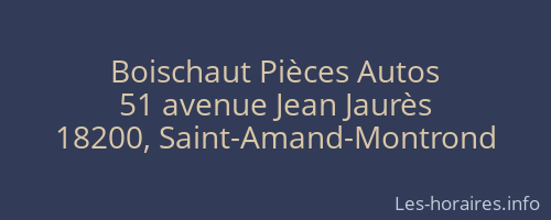 Boischaut Pièces Autos