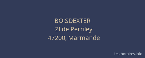 BOISDEXTER