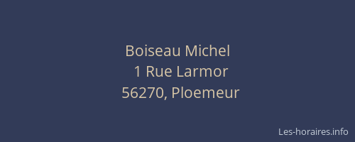 Boiseau Michel