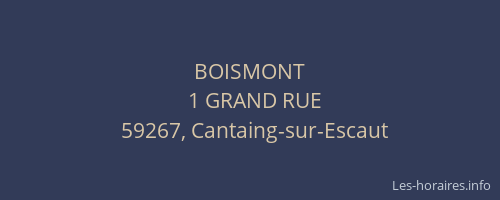 BOISMONT