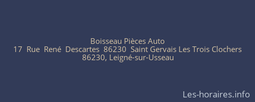 Boisseau Pièces Auto